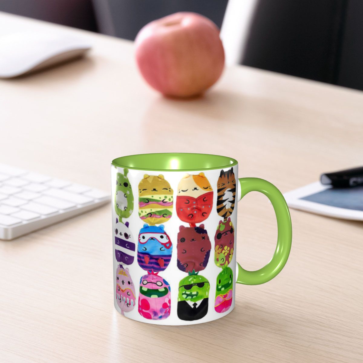 Coffee Vs Tea - Cats Vs Pickles 12er-Pack Tassen Lustige