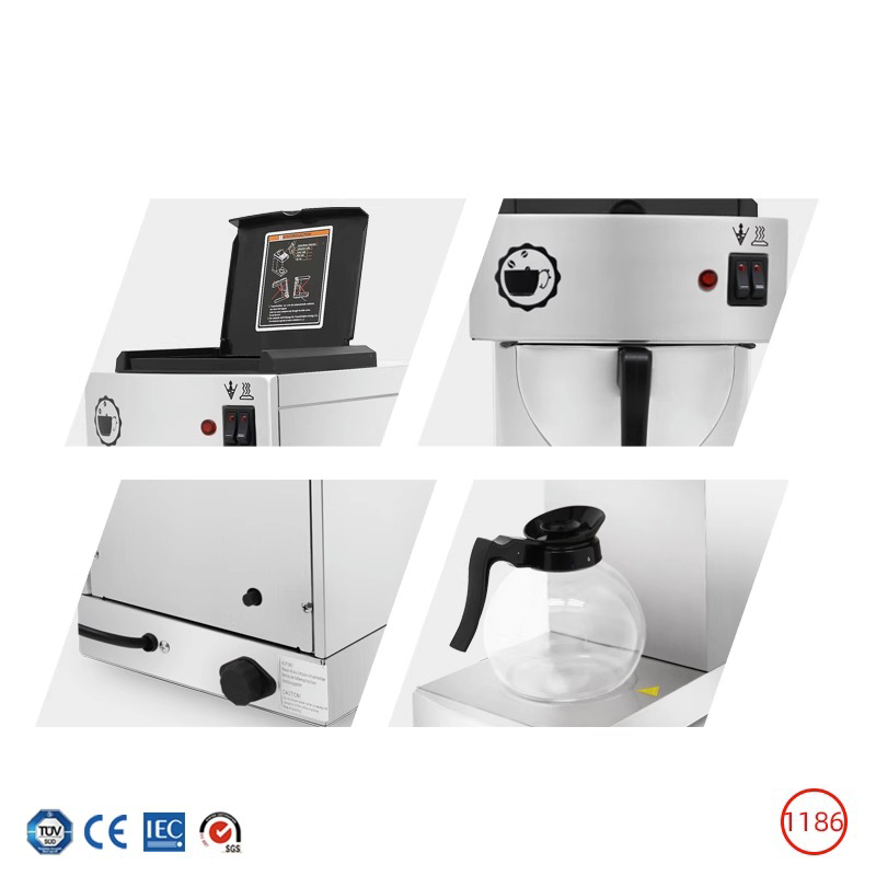 Coffee Tea Hong Kong - Vollautomatische amerikanische Kaffeemaschine, Tropf-Teebereiter, kommerzielle Milchtee-Extraktionsmaschine