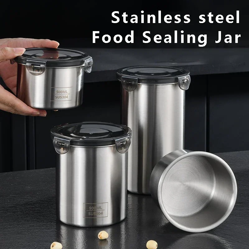Coffee Bean And Tea Leaf - Edelstahl Lebensmittel Behälter Versiegelt Tank Lebensmittel
