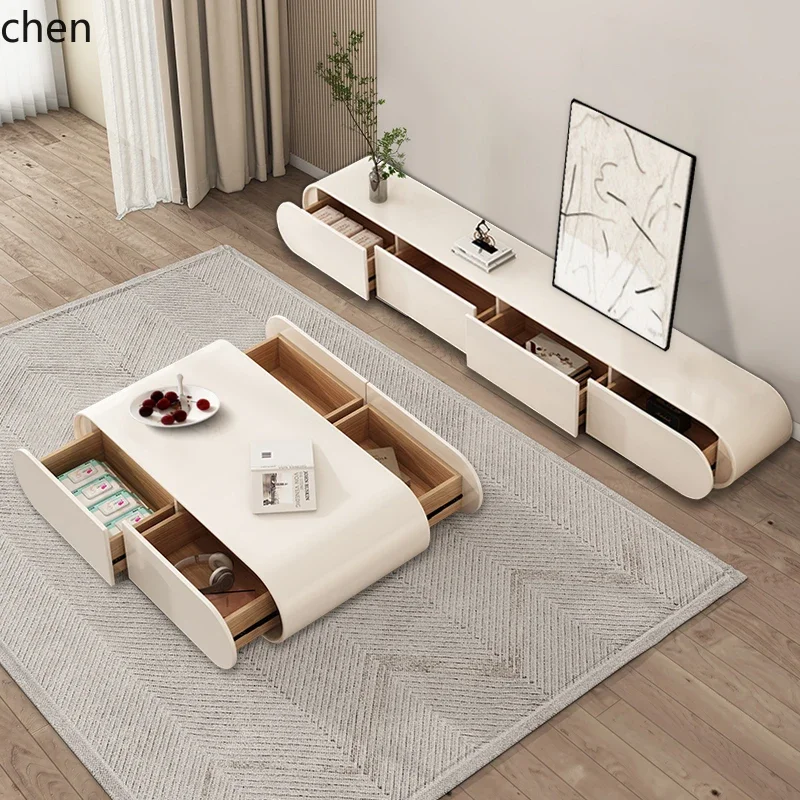 Coffee & Tea Haus - b11-7.2 Leichter, luxuriöser, moderner Couchtisch aus