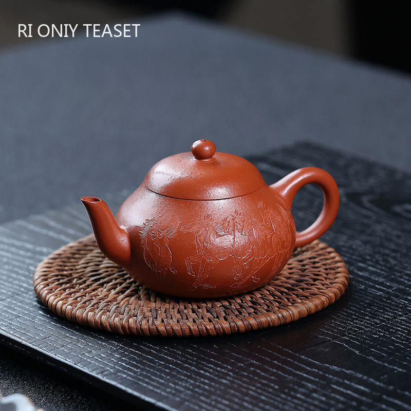 Tea & Coffee Kent - 110ml Chinesische Yixing Lila Ton-Teekanne mit