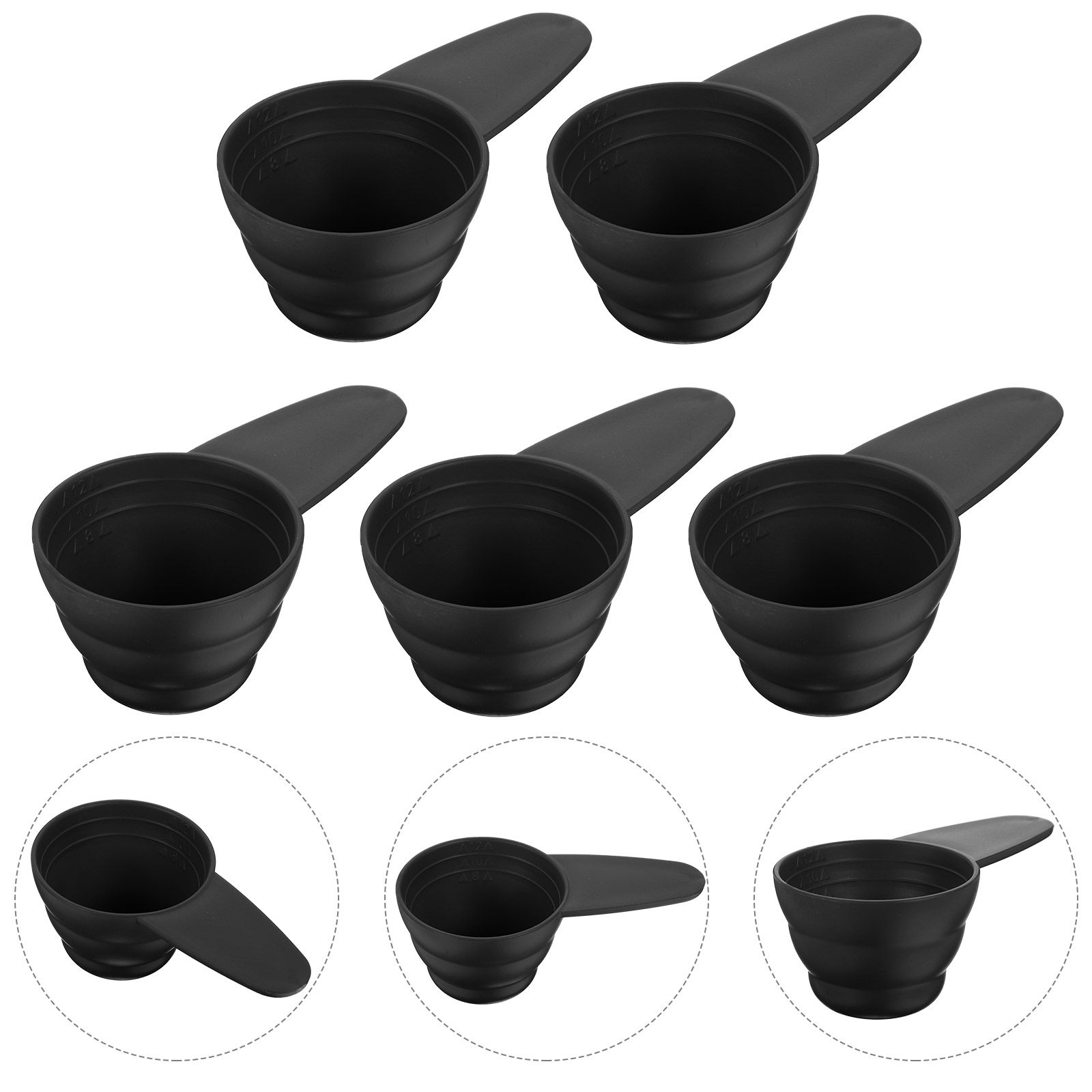 Coffee Tea Spoon - 5-teiliges Messlöffel-Set mit langem Griff, polierte