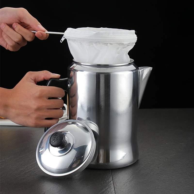 Coffee Tea Hong Kong - Kaffeemaschinen im Hongkong-Stil, Milchteekanne aus Aluminiumlegierung,