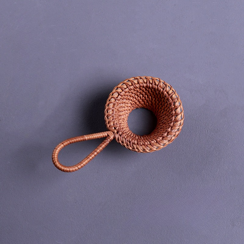 Tea Strainer Mesh - Rattan-Teesieb, handgefertigter Tee-Infuser mit feinem Netz