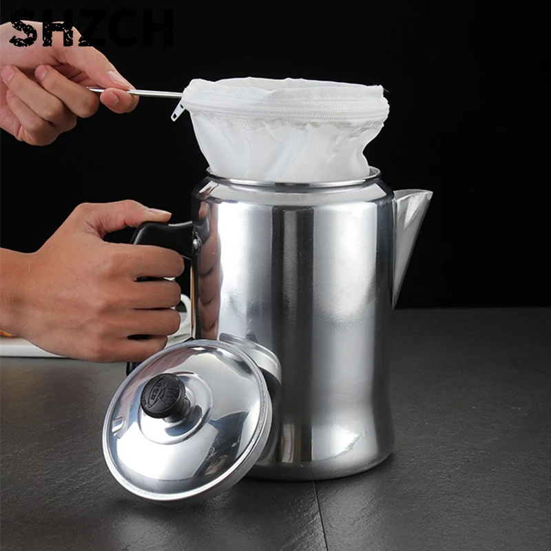 Coffee Tea Hong Kong - Hong Kong Style Kaffeekocher aus Aluminiumlegierung,