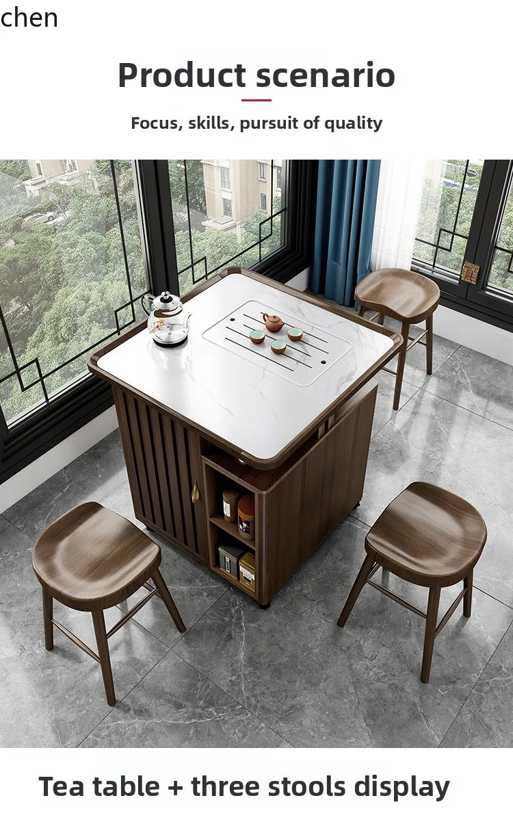 Tea & Coffee Quận 1 - i5.15 Balkon-Tisch- und Stuhl-Set mit Rollen,