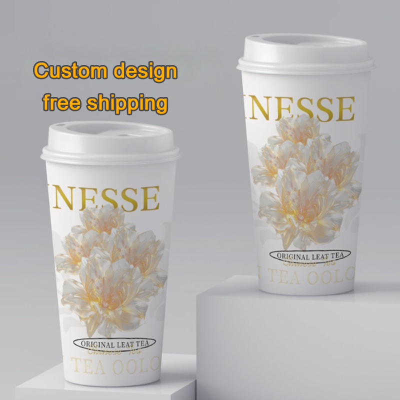Coffee Tea Logo - LOGO Benutzerdefinierte verdickte Einwegmilch, Kaffee Heißgetränk