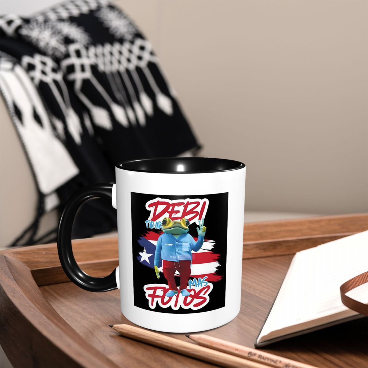 Bad Bunny DTMF Debi Tirar Mas  – Coffee Tea Cup Foto Bewertung und Preis