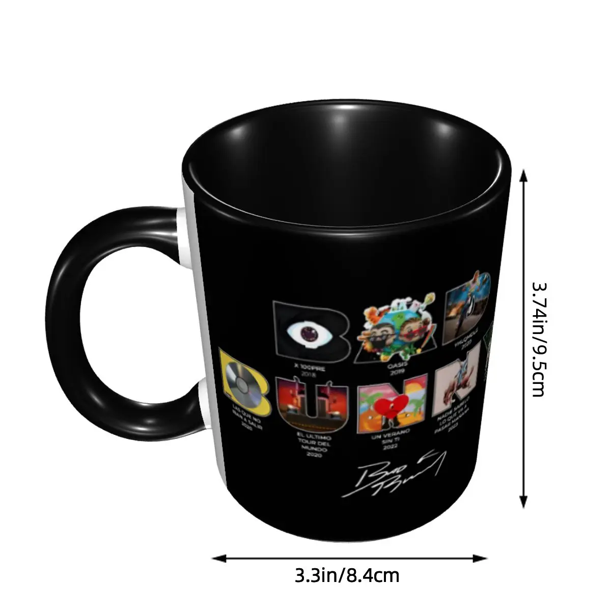 Bad Bunny DTMF Debi Tirar Mas  – Coffee Tea Cup Foto Bewertung und Preis