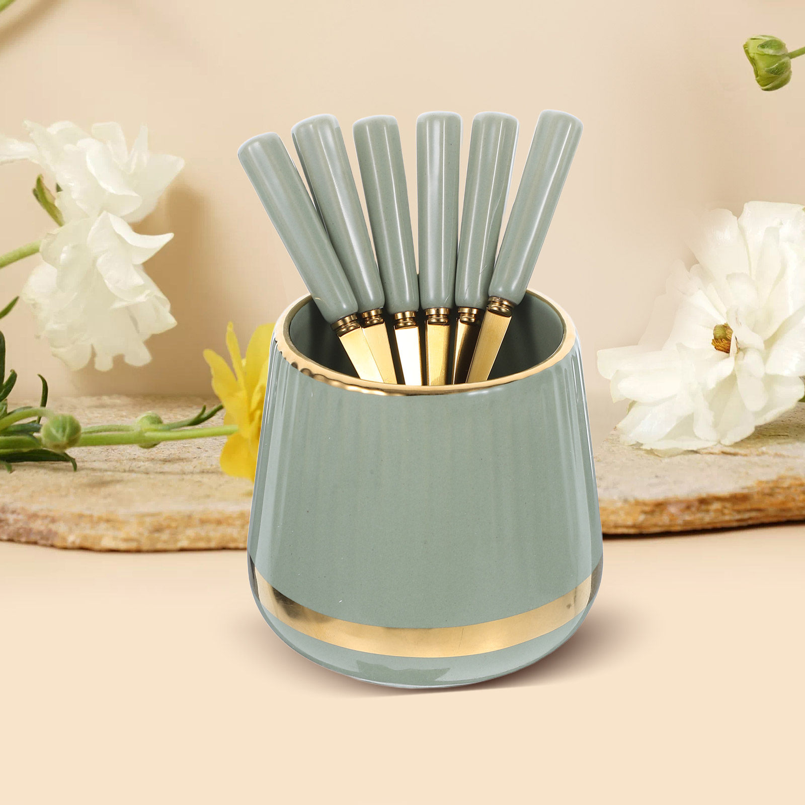 7-teiliges Kaffeelöffel-Set, M – Coffee Tea Sugar Set Bewertung und Preis