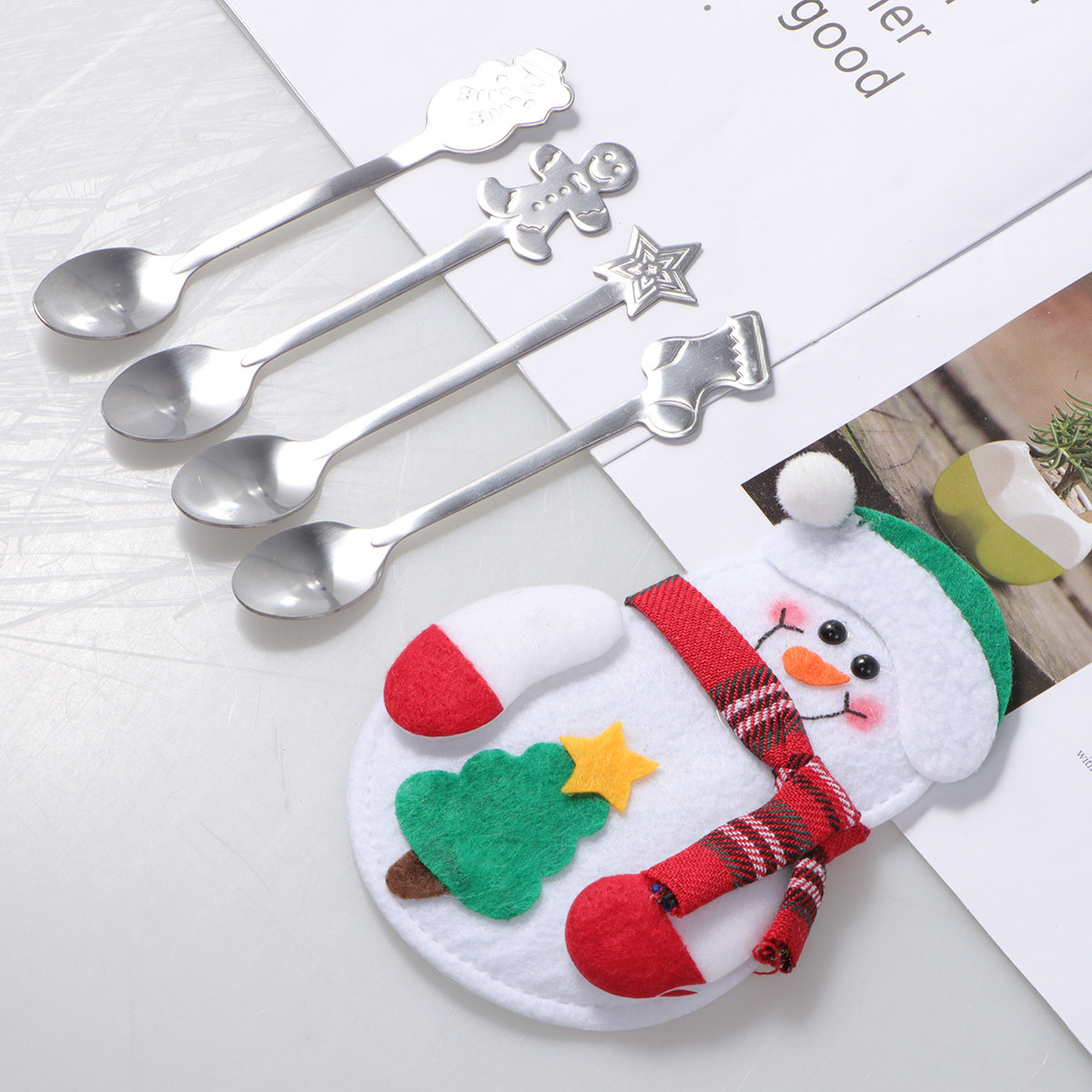5-teiliges Edelstahl-Weihnacht – Coffee Tea Spoon Bewertung und Preis