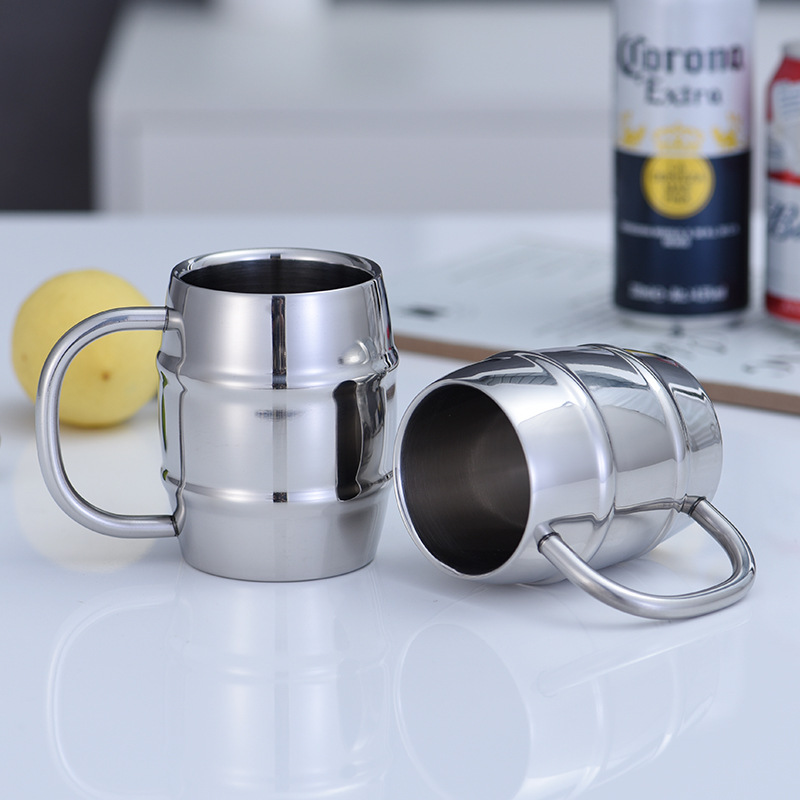Edelstahl Bier becher Laser ge – Coffee Tea Logo Bewertung und Preis