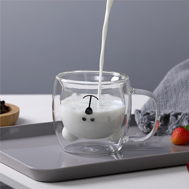 A76I-Süßes Bären-Design 2er-Pa – Double Wall Mug Bewertung und Preis