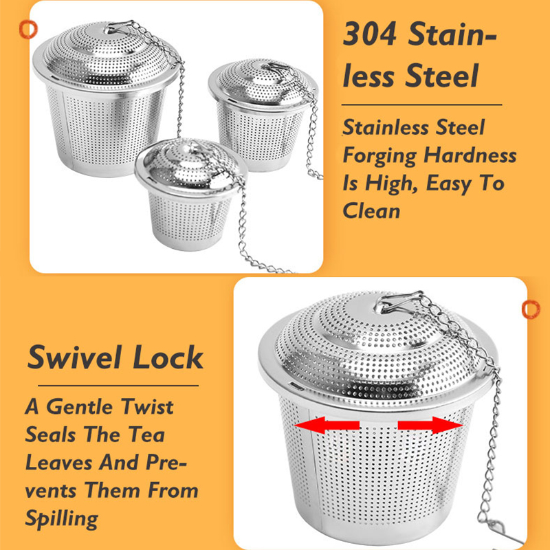 304 Edelstahl-Teefilter, feinm – Tea Strainer Mesh Bewertung und Preis