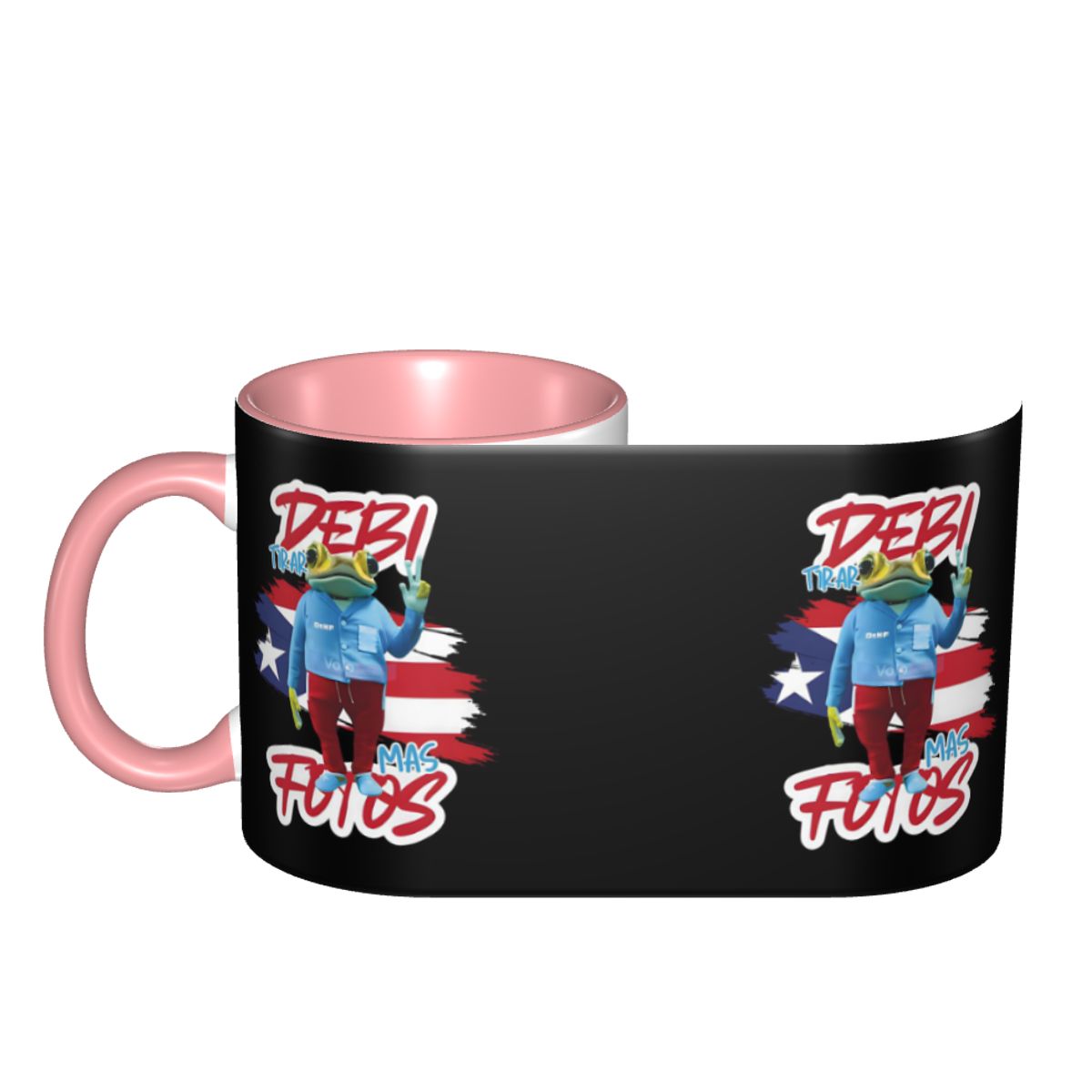 Bad Bunny DTMF Debi Tirar Mas  – Coffee Tea Cup Foto Bewertung und Preis