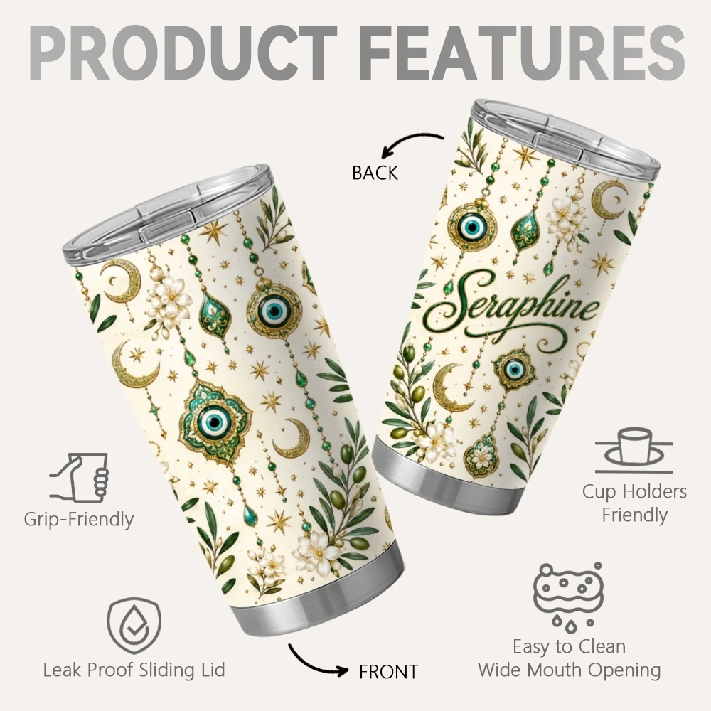 Luxuriöse Boho Evil Eye Mandal – Double Wall Mug Bewertung und Preis