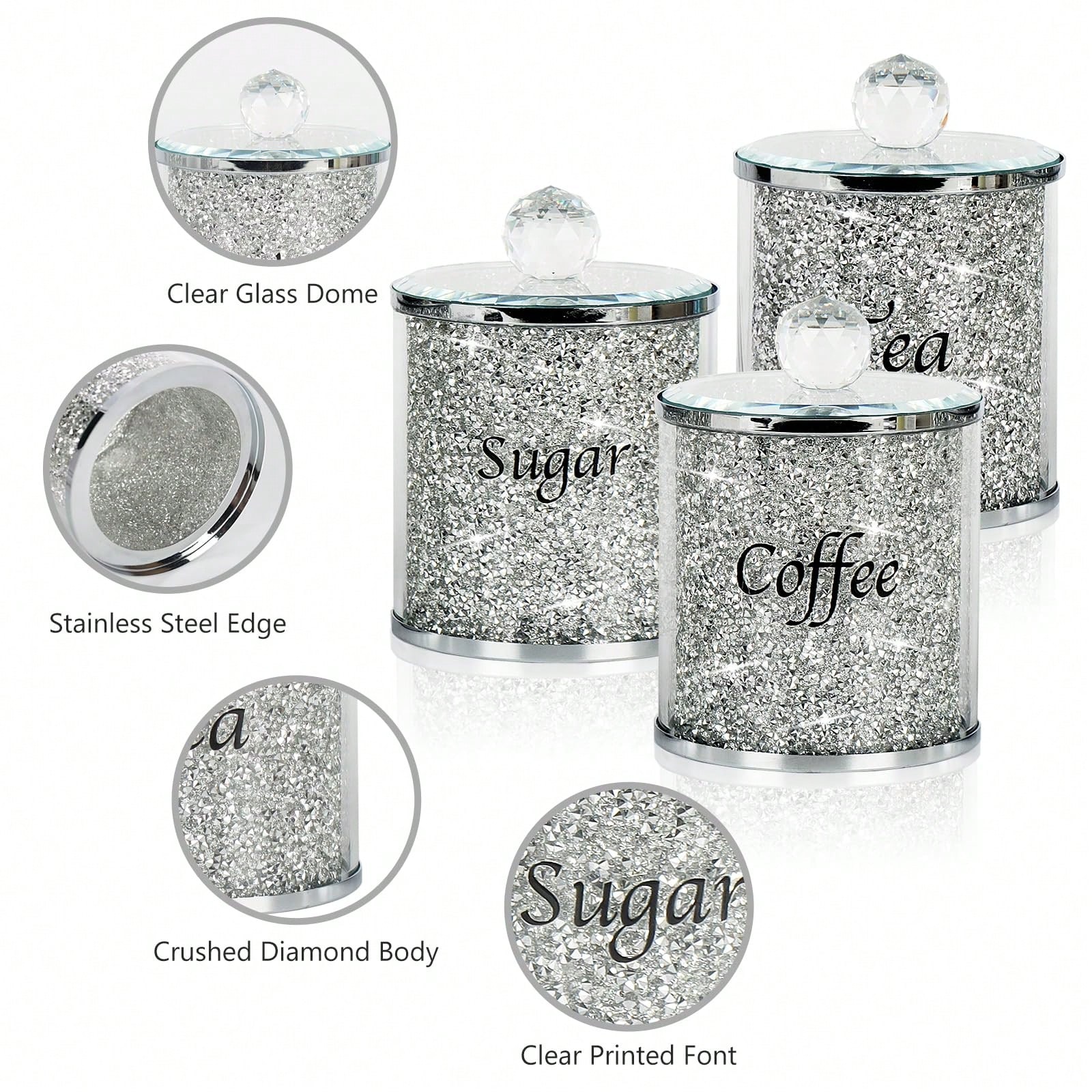 Kaffee-Zucker-Tee-Dosen-Set, g – Coffee Tea Sugar Set Bewertung und Preis