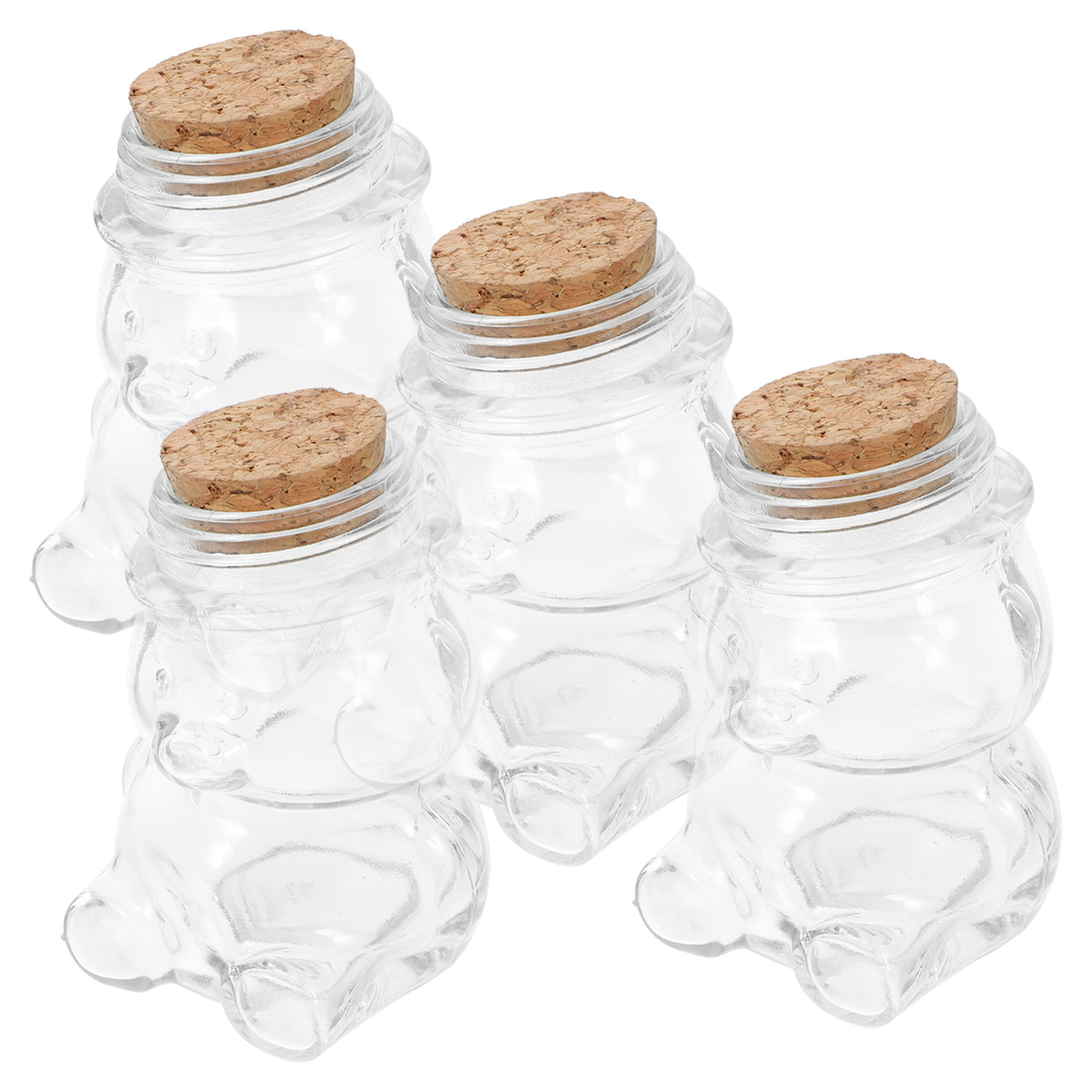 4-teiliges Glas-Bonbonglas-Set – Coffee Tea Sugar Set Bewertung und Preis
