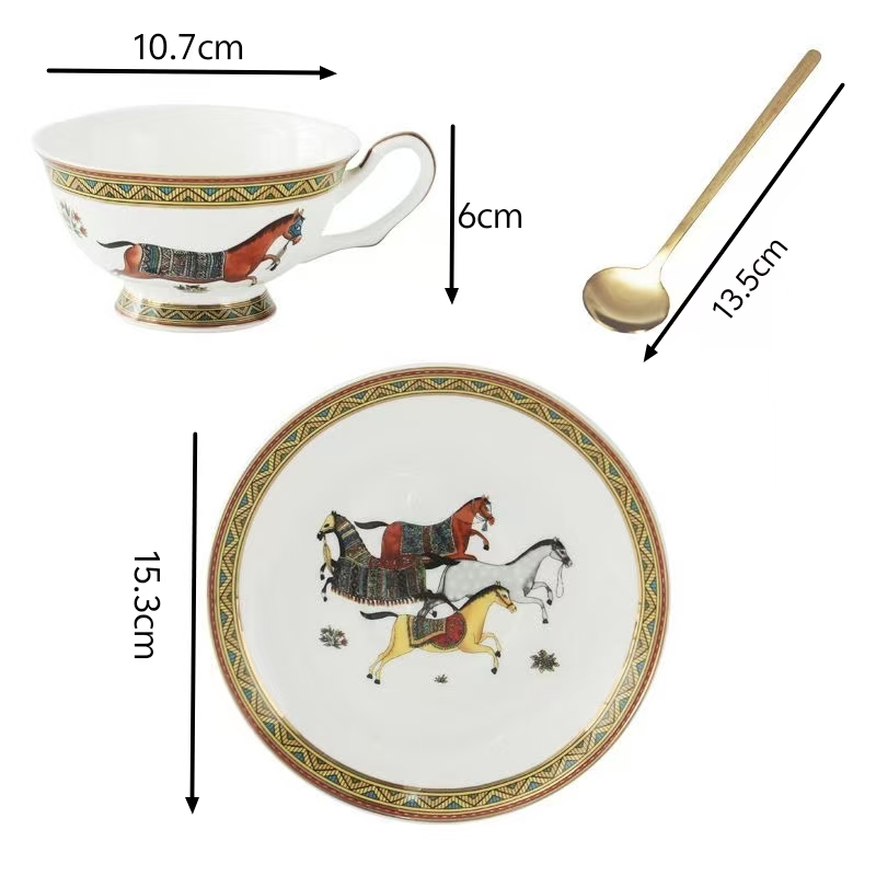 Porzellan Teetasse und Unterta – Coffee Tea Spoon Bewertung und Preis