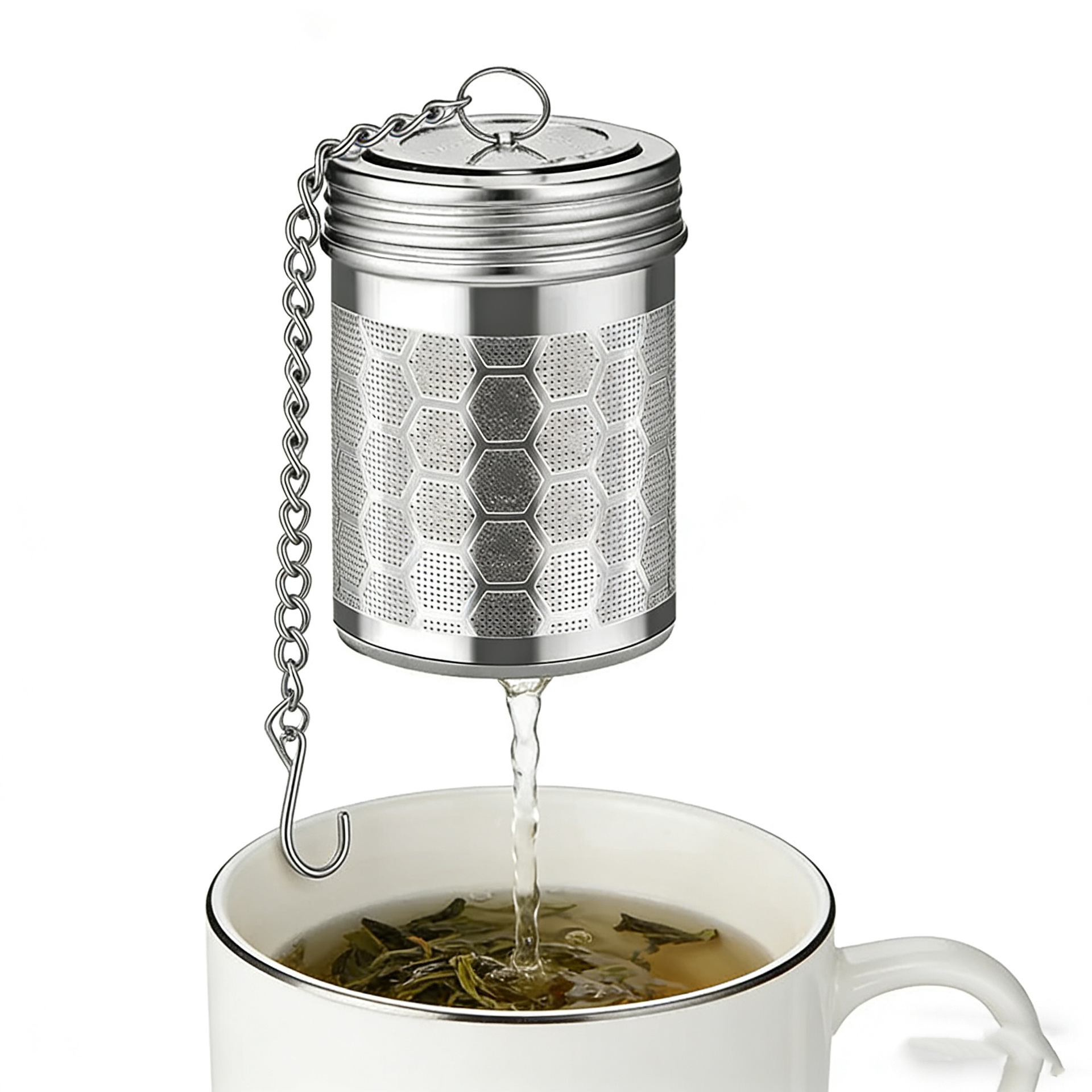 1 Stück Edelstahl-Teesieb mit  – Tea Strainer Mesh Bewertung und Preis