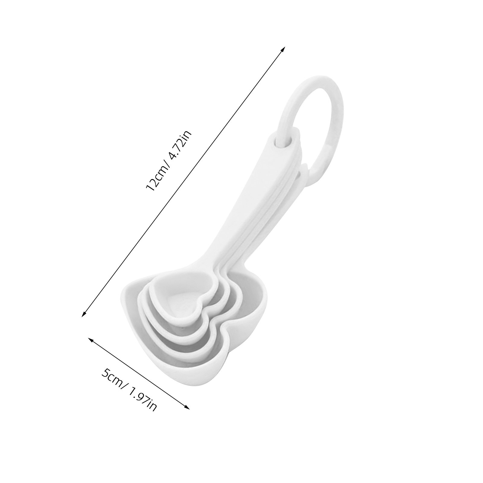 Herzförmiges Plastiklöffel-Set – Coffee Tea Spoon Bewertung und Preis