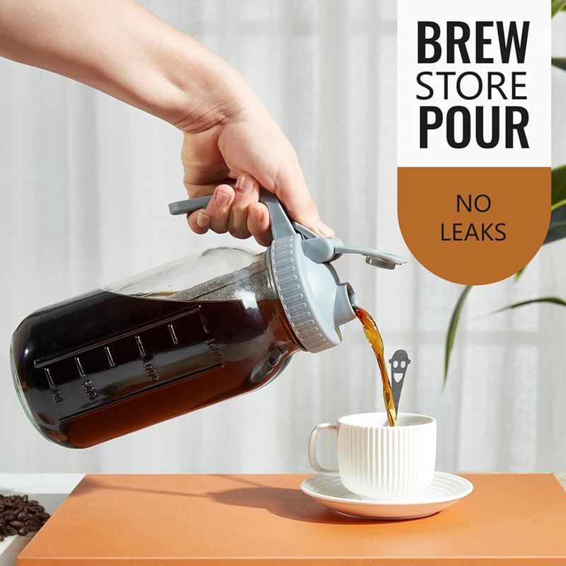 Kaltbrüh-Kaffeekanne 64Oz, Dic – Coffee & Tea Haus Bewertung und Preis
