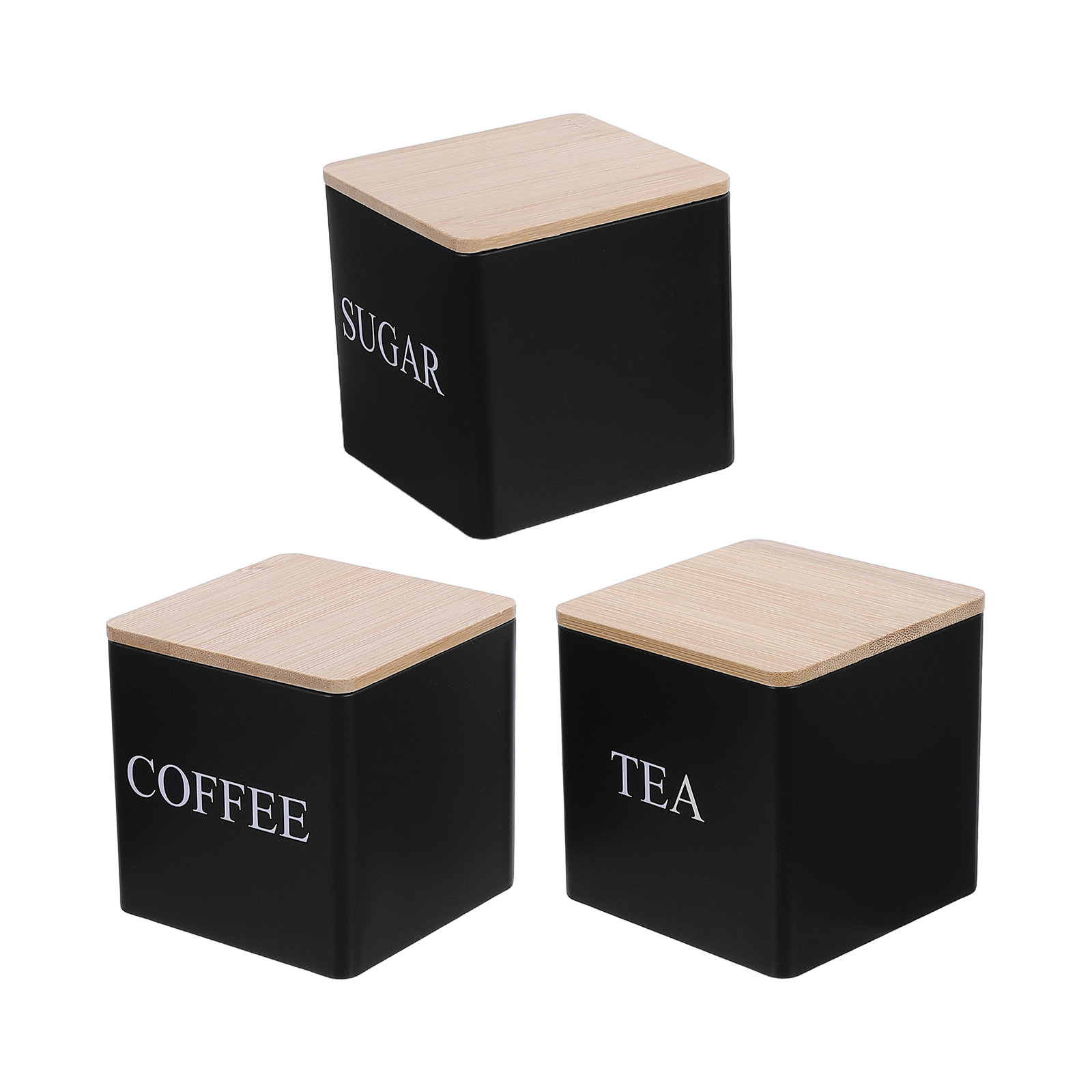 3-teiliges Metall-Tee-Kaffee-Z – Coffee Tea Sugar Set Bewertung und Preis