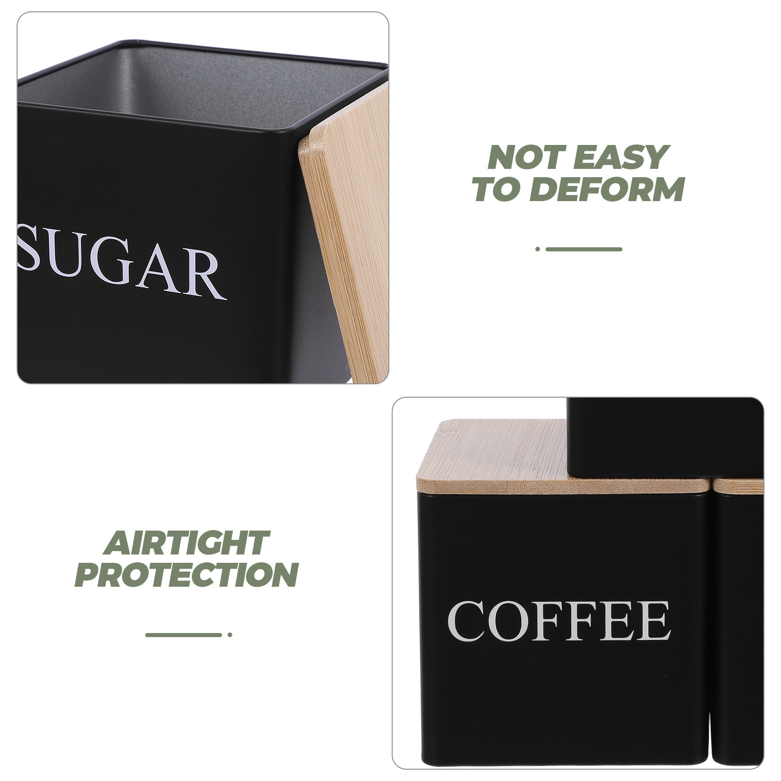 3-teiliges Metall-Tee-Kaffee-Z – Coffee Tea Sugar Set Bewertung und Preis